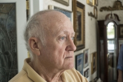 A friend in his studio